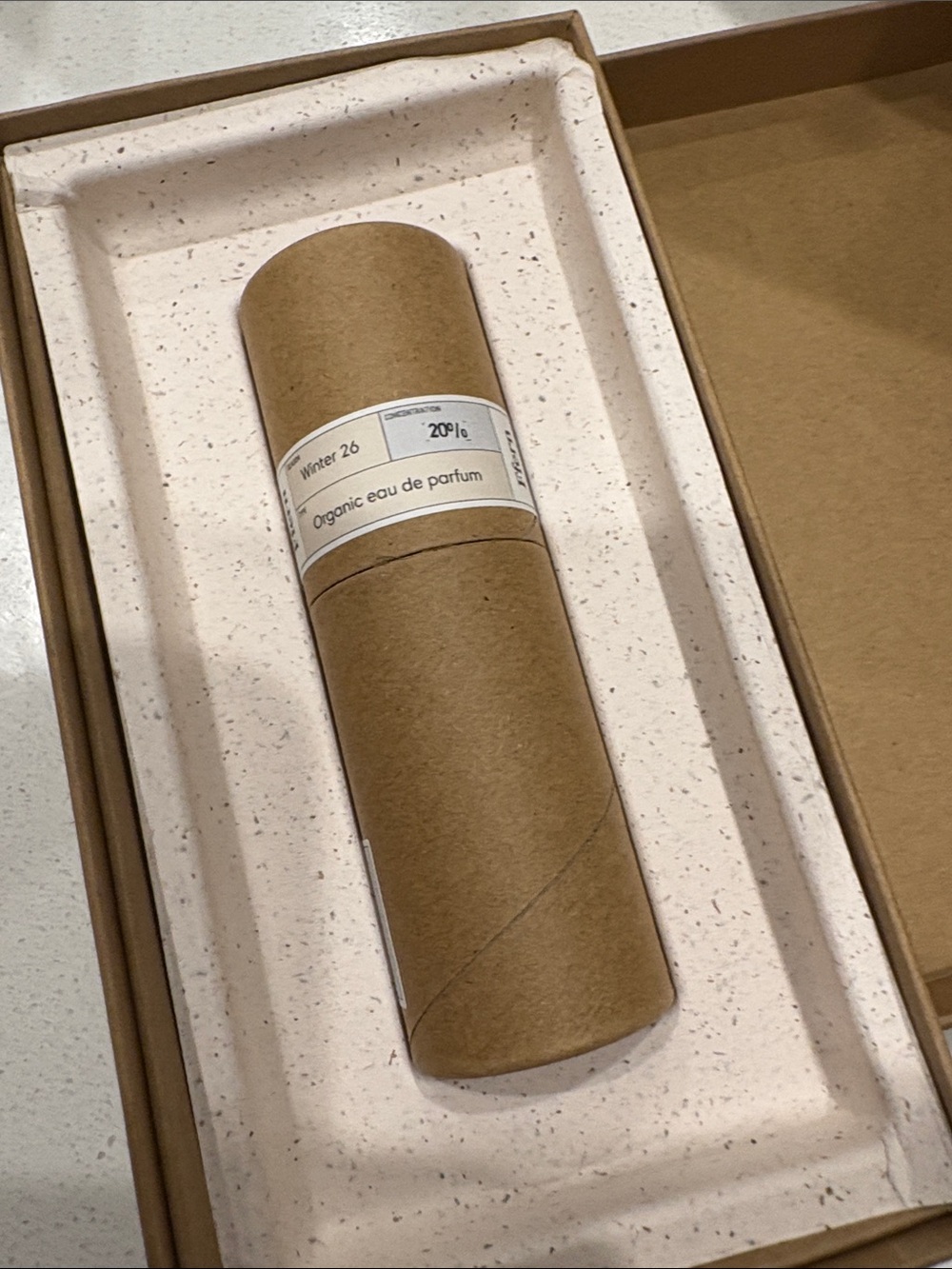 Brown Kraft Cylinder Storage Tube - Minimalist Women’s Organizer
